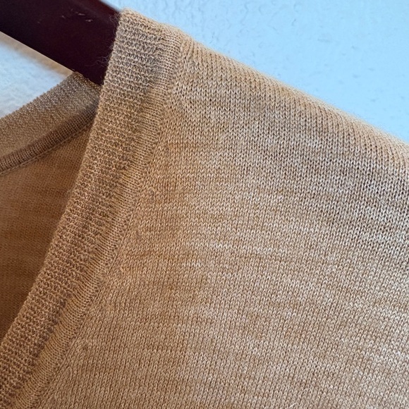 Lane Bryant Fine Merino Tan Sweater 18/20 XXL like new - Picture 7 of 11